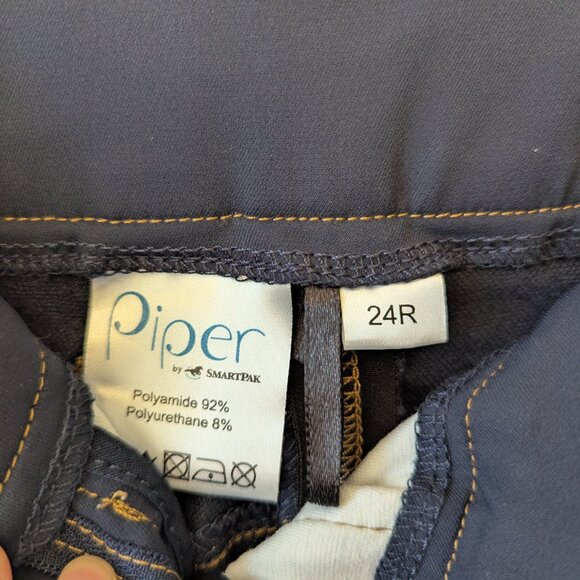Piper Evolution Breeches - Navy/Tan - Knee Patch 24R - Picture 7 of 8